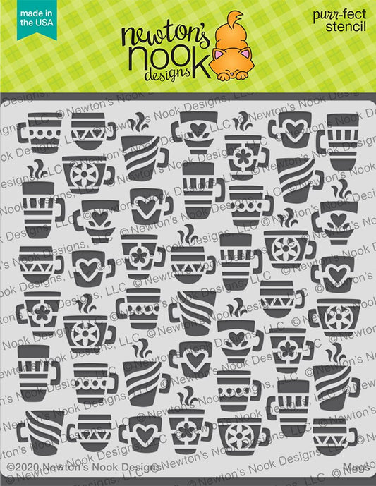 Mugs Stencil