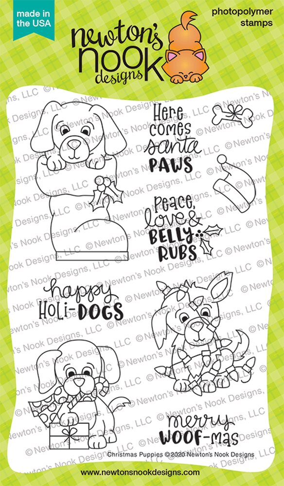 Christmas Puppies Stamp Set