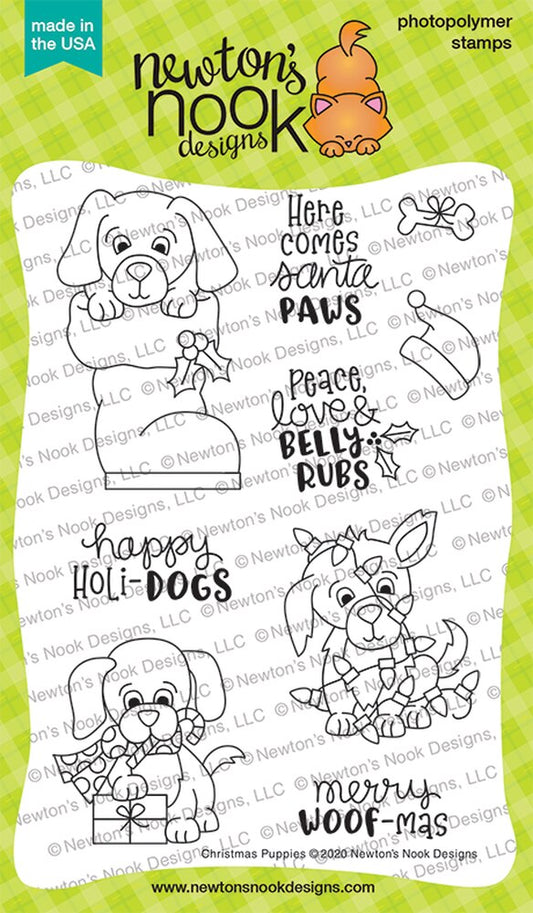 Christmas Puppies Stamp Set