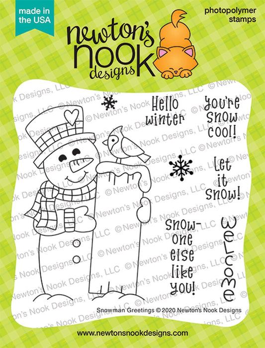 Snowman Greetings Stamp Set