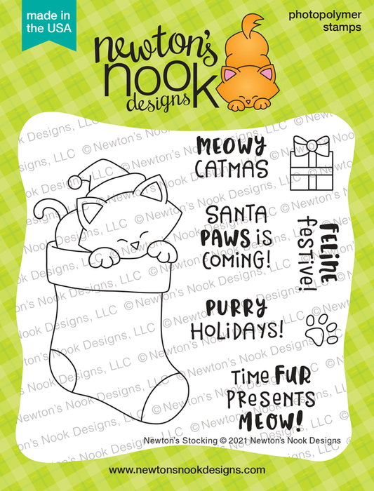 Newton's Stocking Stamp Set