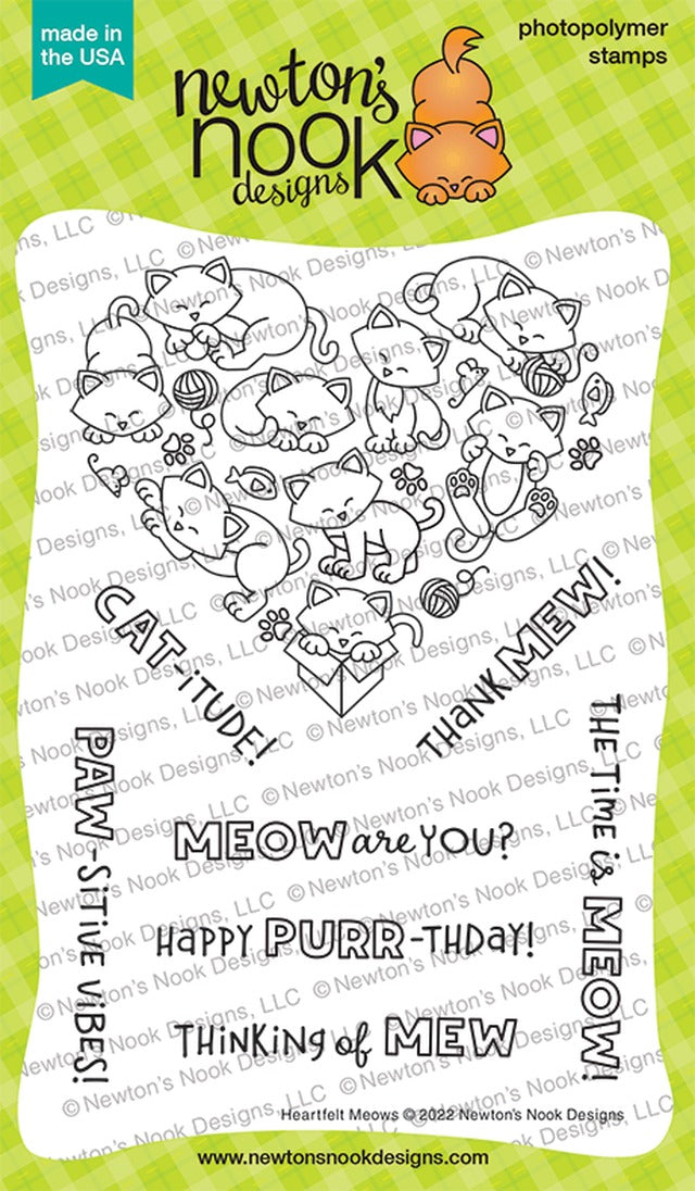 Heartfelt Meows Stamp Set