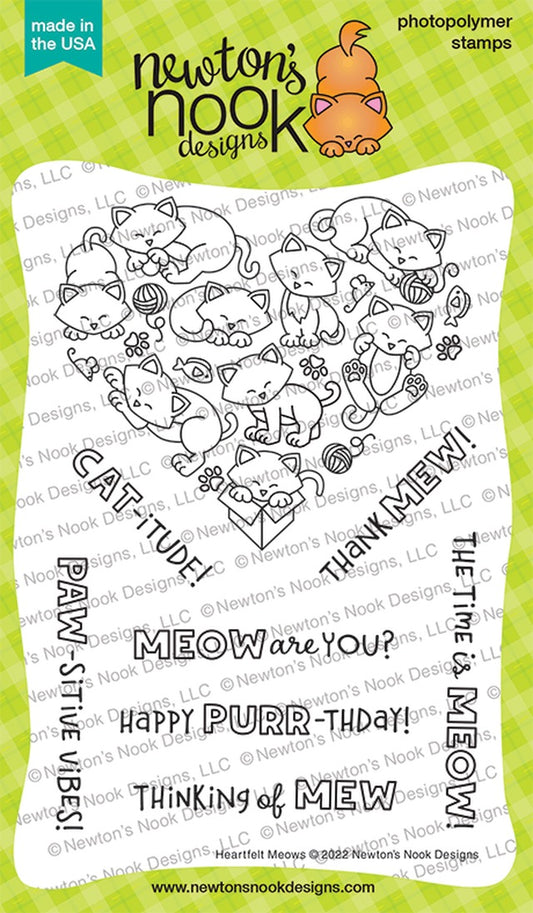 Heartfelt Meows Stamp Set