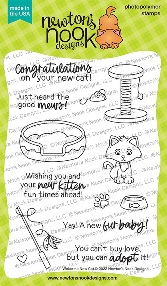 Welcome New Cat Stamp Set