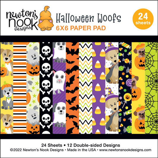 Halloween Woofs 6x6 Paper Pad