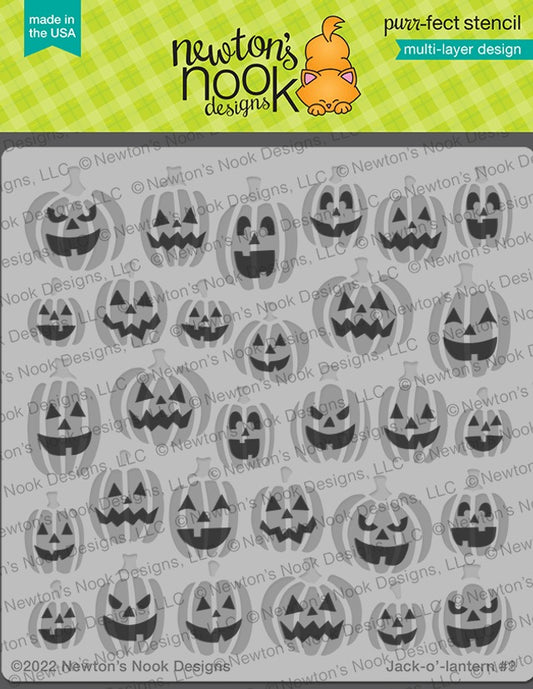 Jack-o'-lantern Stencil Set