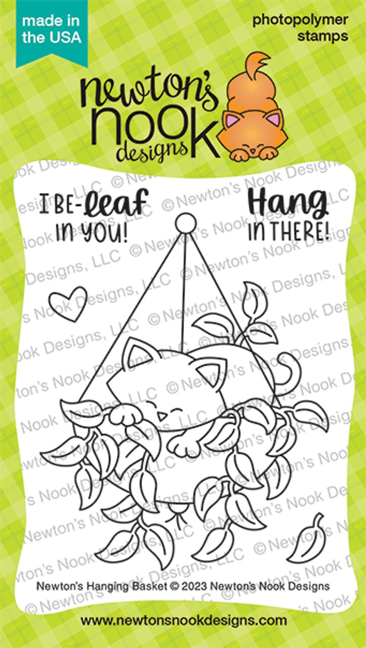 Newton's Hanging Basket Stamp Set