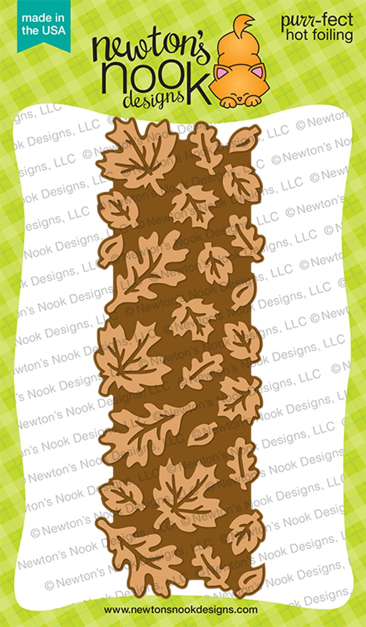 Fall Leaves Hot Foil Plate