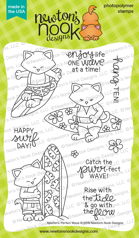 Newton's Perfect Wave Stamp Set