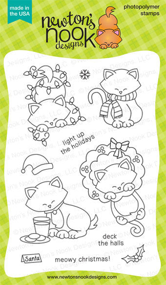 Newton's Holiday Mischief Stamp Set