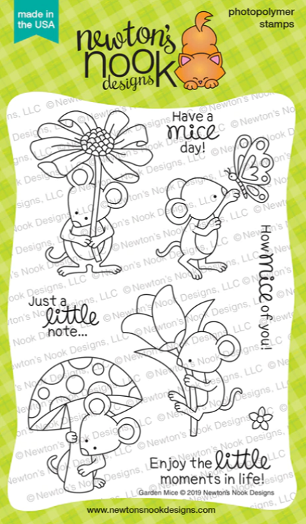 Garden Mice Stamp Set