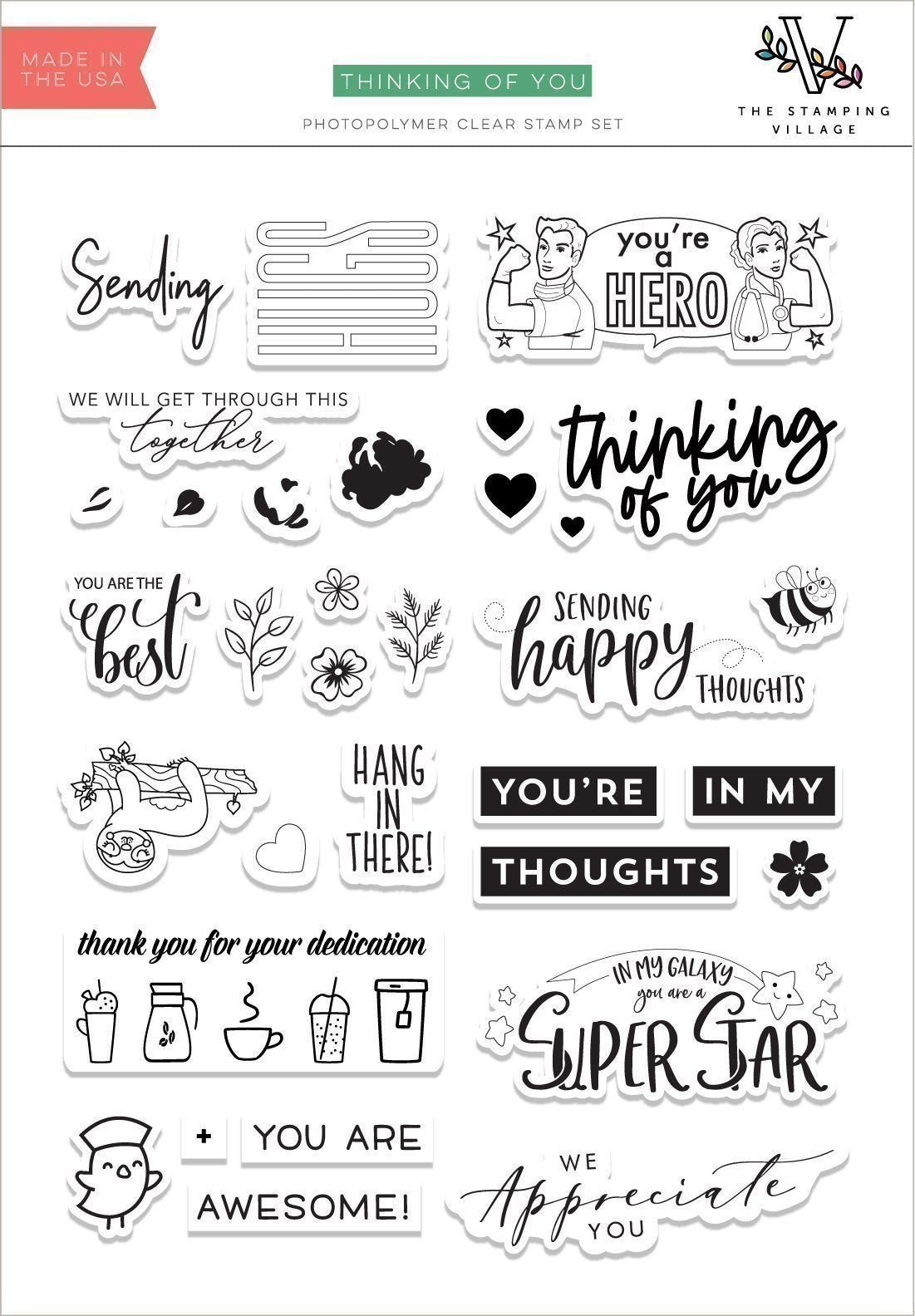 Thinking of You Stamp Set