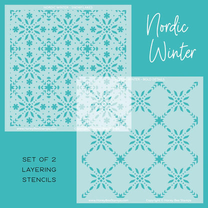 Nordic Winter Stencils