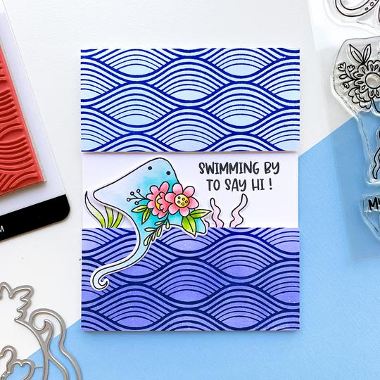 Making Waves Background Stamp Set