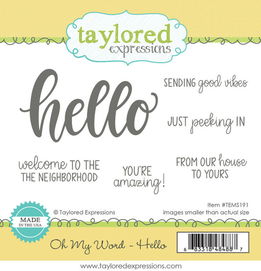 Oh My Word - Hello Stamp Set