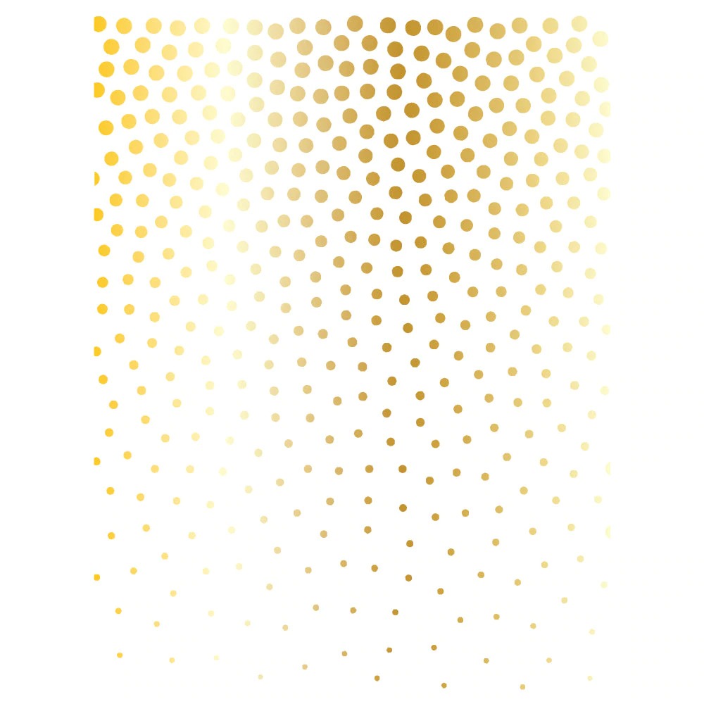 Ombre Dots A2 Hot Foil Plate