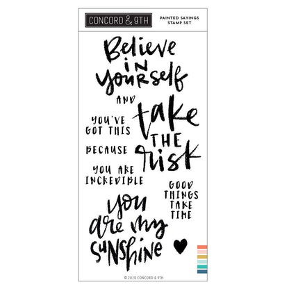 Painted Sayings Stamp Set