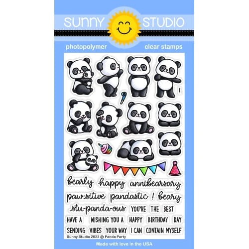 Panda Party Stamp Set