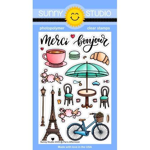 Paris Afternoon Stamp Set