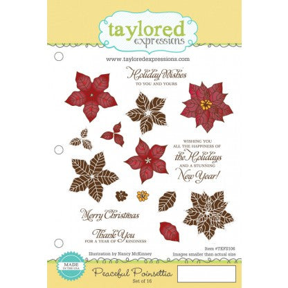 Peaceful Poinsettia Stamp Set