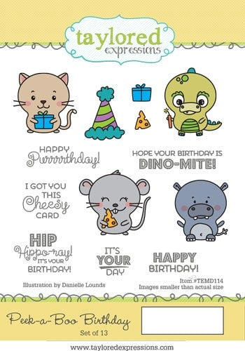 Peek-a-Boo Birthday Stamp Set