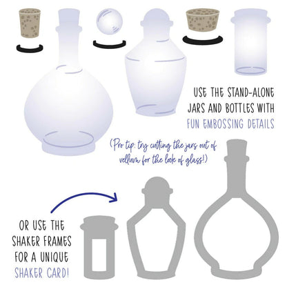 Perfect Potions Shaker Jars Honey Cuts