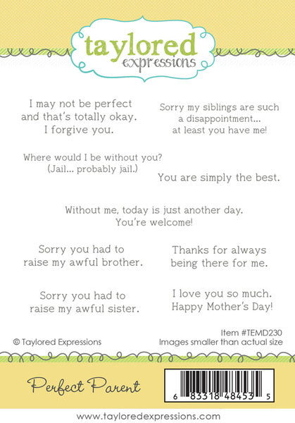 Perfect Parent Stamp Set