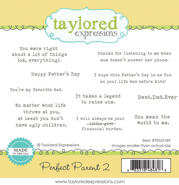 Perfect Parent 2 Stamp Set