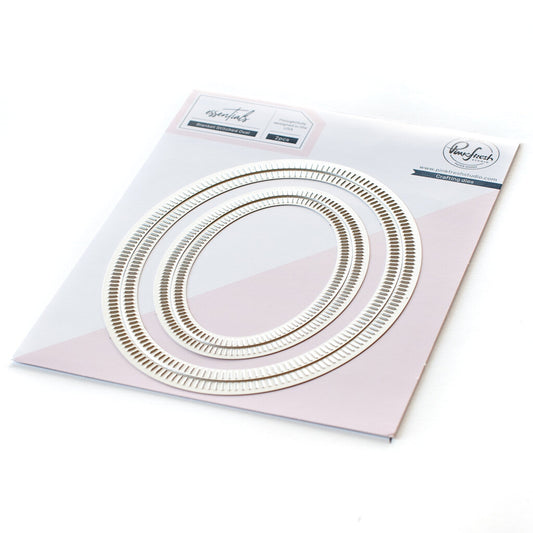 Essentials Blanket Stitched Oval Dies