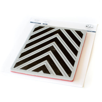Nested Chevron Background Stamp