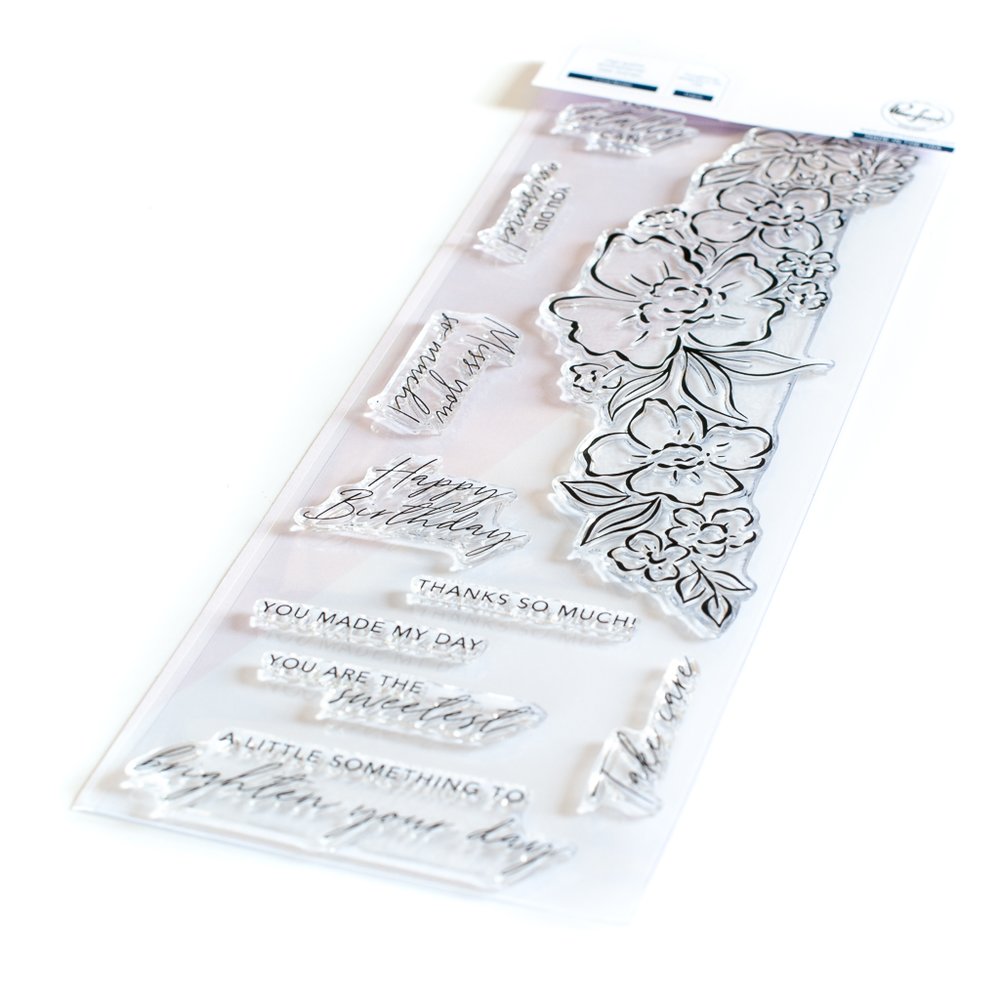 Slim: Floral Notes Stamp Set