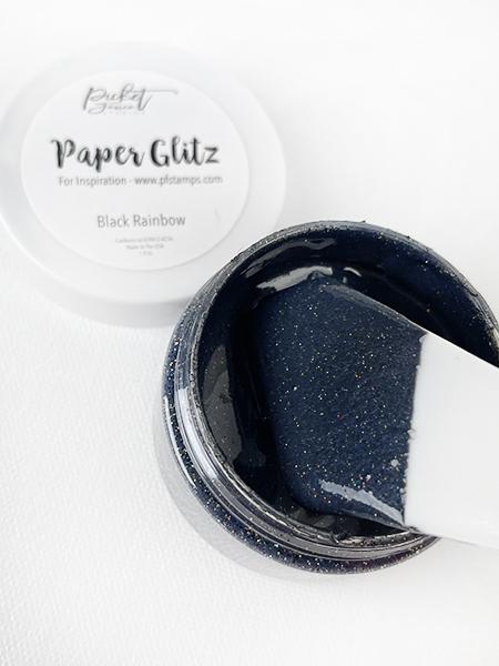 Paper Glitz - Black Rainbow