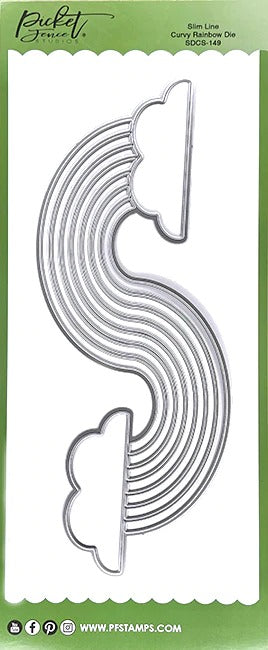 Slim Line Curvy Rainbow Die