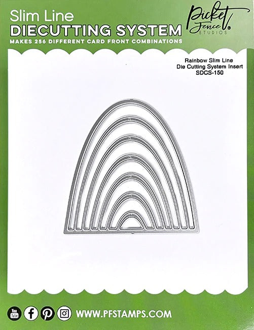 Rainbow Slim Line Die Cutting System Insert