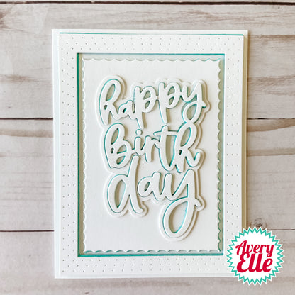 Pierced Birthday Frame Elle-ments