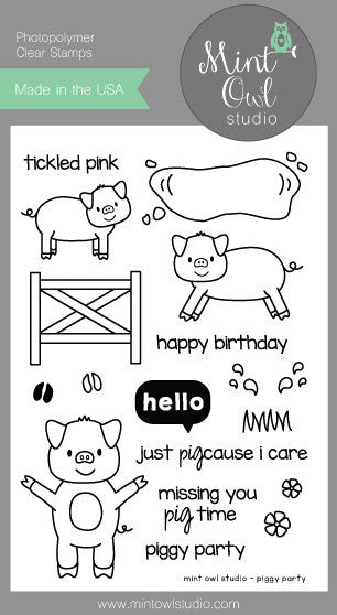 Piggy Party Stamp Set