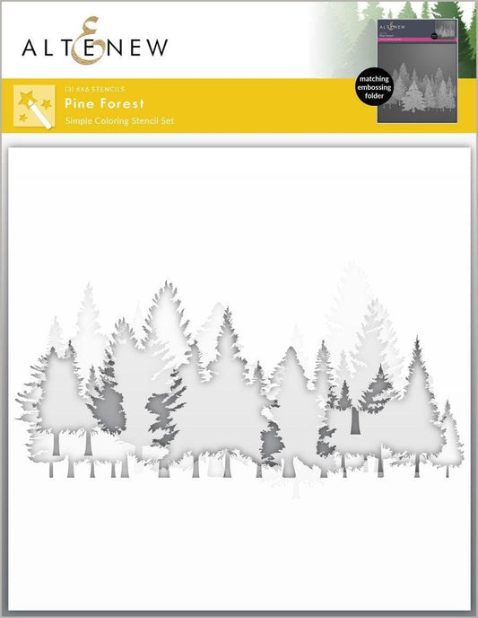 Pine Forest Stencil Set