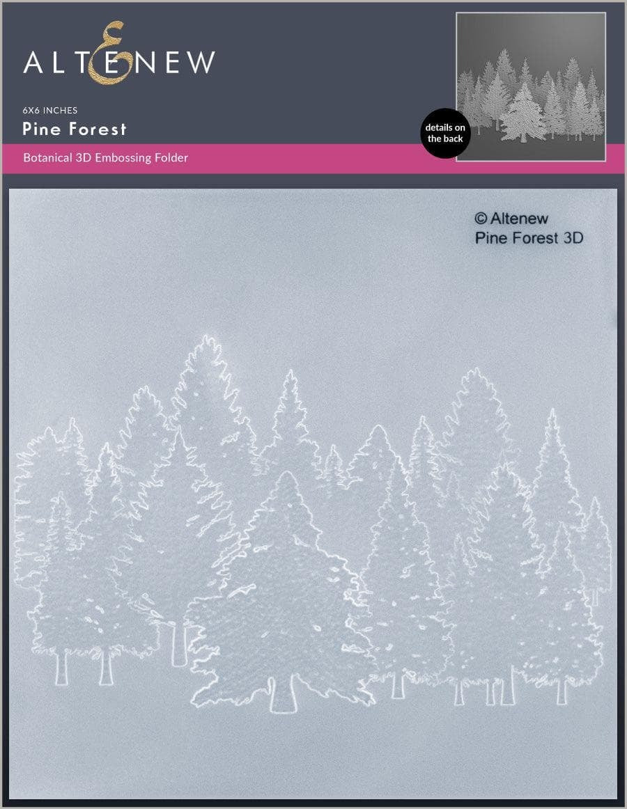 Pine Forest 3D Embossing Folder