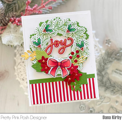 Pine Wreath Stamp Set
