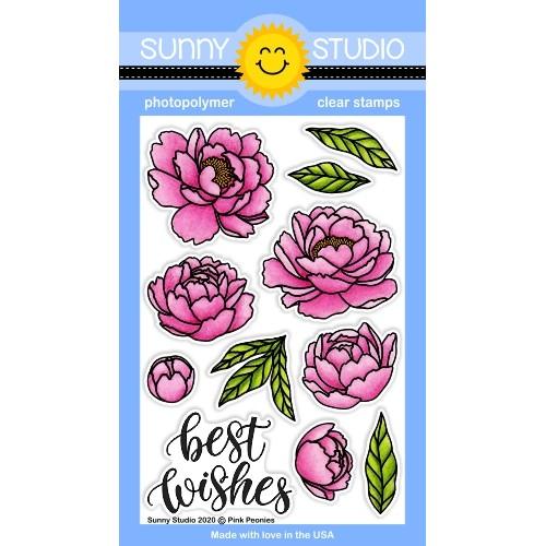 Pink Peonies Stamp Set