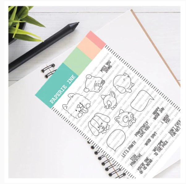 Yappy Talk Stamp Set