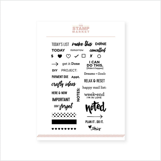 Plan It Stamp Set
