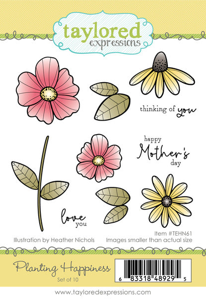 Planting Happiness Stamp Set