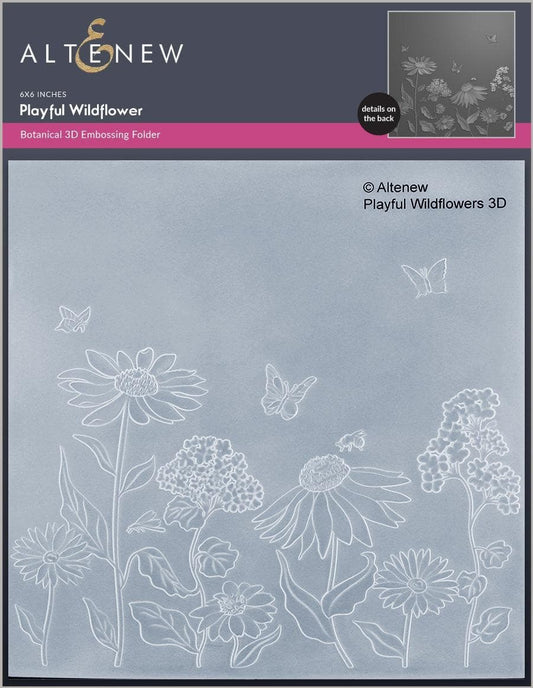 Playful Wildflower Embossing Folder
