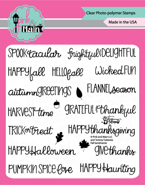 Fall Sentiments Stamp Set