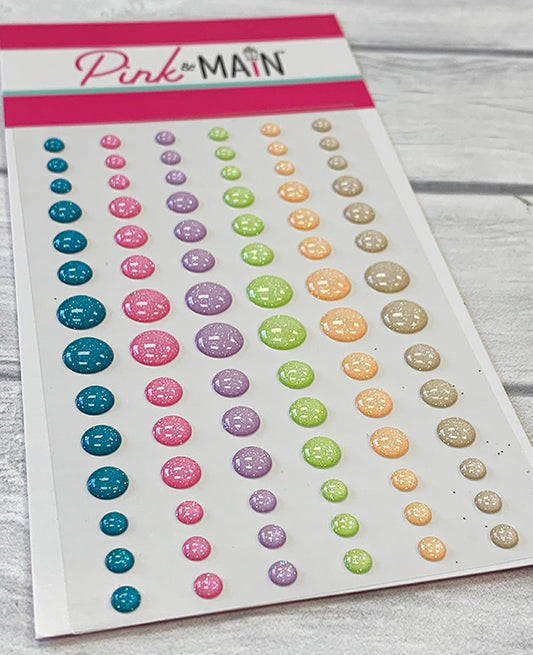 The World to Me Glitter Enamel Dots