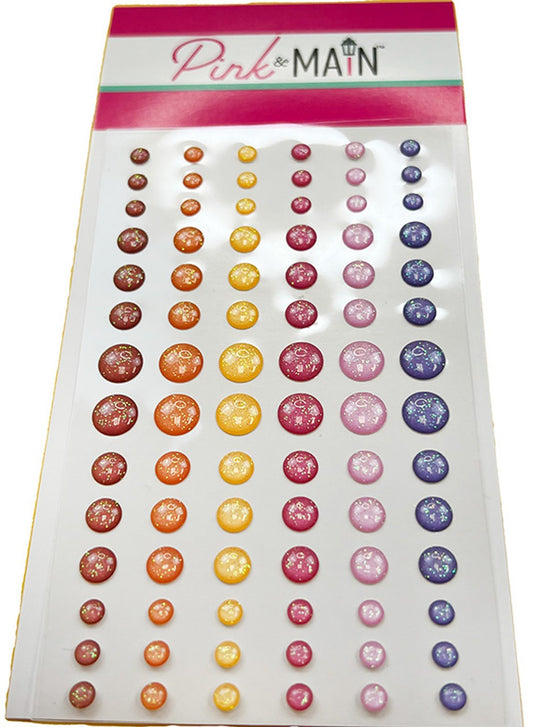 Pretty Posies Glitter Enamel Dots