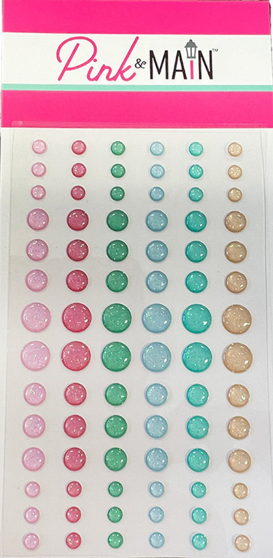 Summer Fun Glitter Enamel Dots