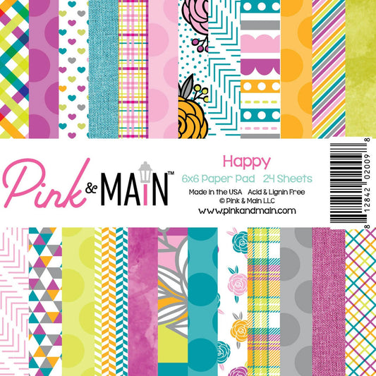 Happy 6x6 Paper Pad