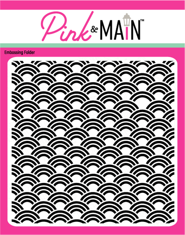 Rainbow Embossing Folder